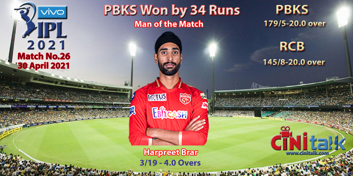PK VS RCB, IPL2021, Cini Talk