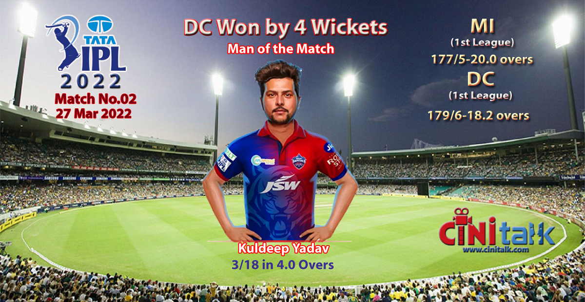 DC VS MI, IPL2022, Cini Talk