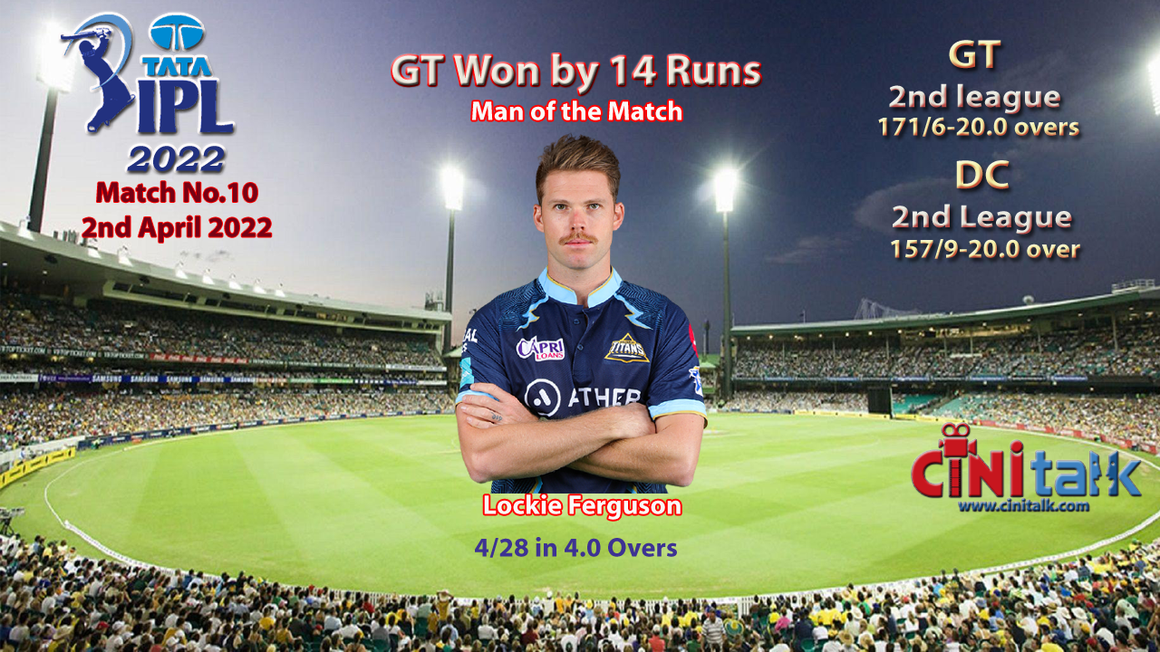 GT VS DC, IPL2022, Cini Talk