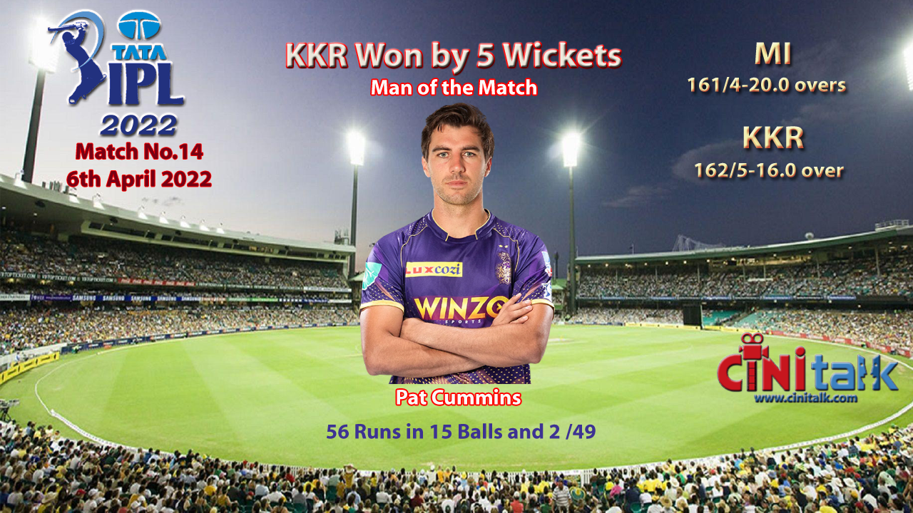 KKR VS MI, IPL2022, Cini Talk