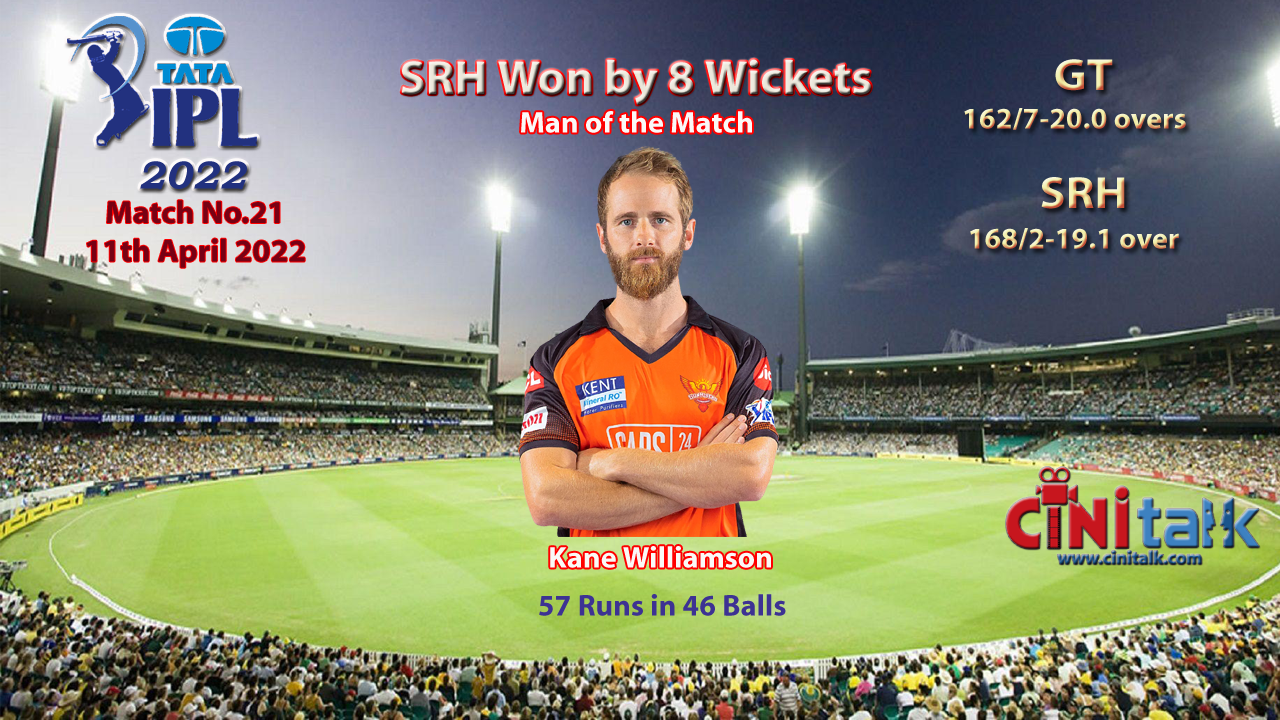 SRH VS GT, IPL2022, Cini Talk