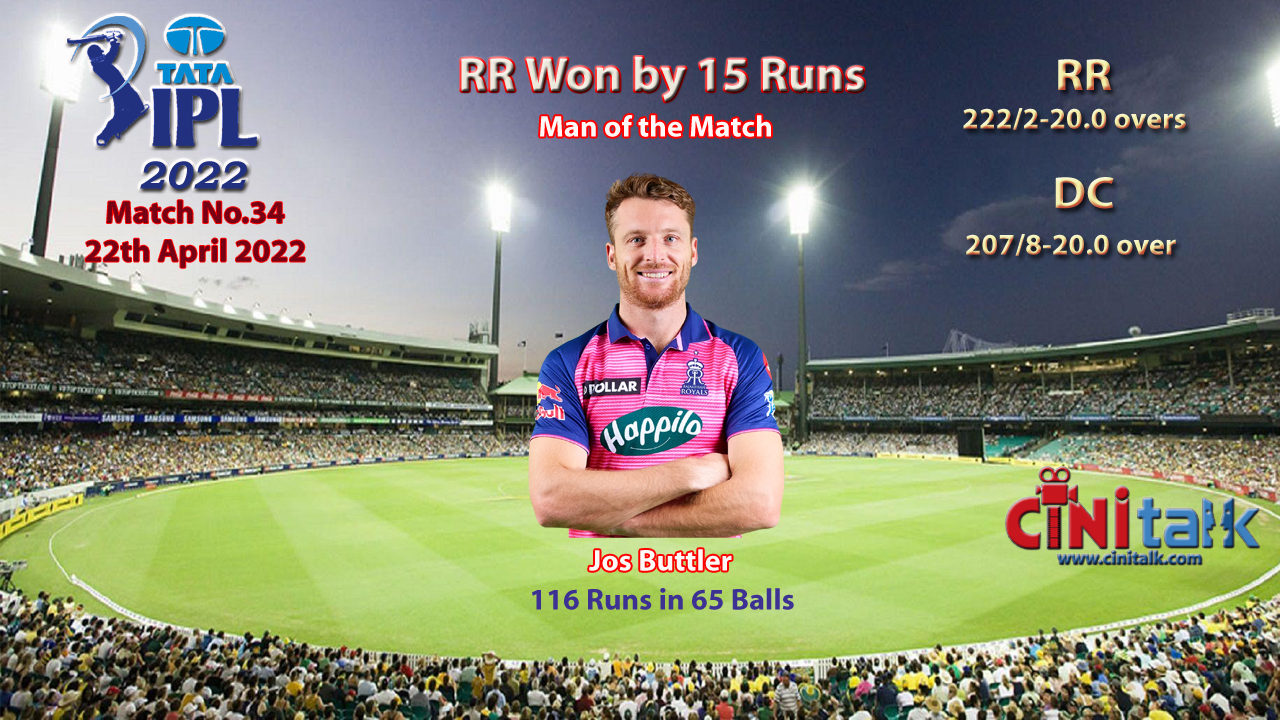 DC VS RR, IPL2022, Cini Talk